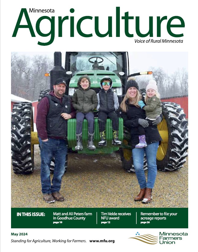 May 2024 cover Minnesota Agriculture