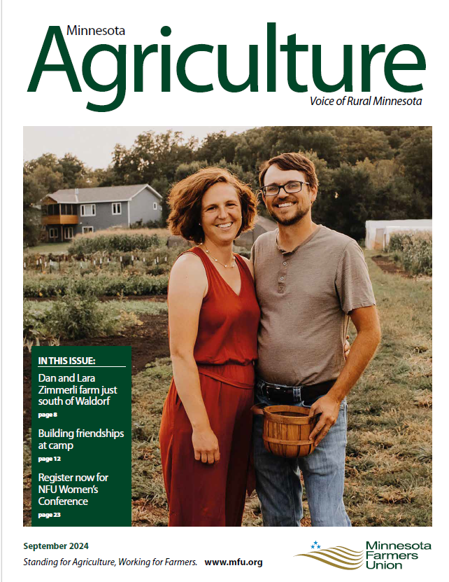 September 2024 Minnesota Agriculture Dan and Lara Zimmerli