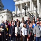 MFU members at NFU Fall Legislative Fly-in